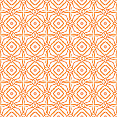 Obraz premium Tiled watercolor background. Orange lovely boho