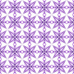 Hand painted tiled watercolor border. Purple