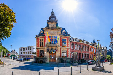 Obraz premium Rathaus, Malmedy, Belgien 