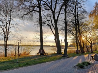 Ostróda, jezioro Drwęckie - obrazy, fototapety, plakaty