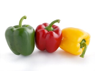 tasty multicolor fruits of pepper close up
