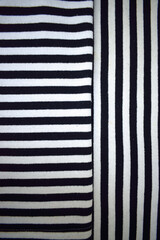 Fototapeta premium stripes black and white horizontally and vertically as a texture for the background