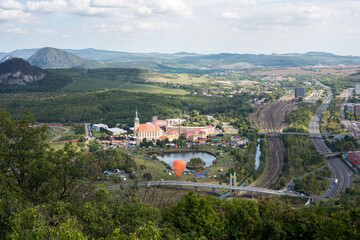 Church in the green environment