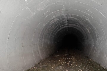 Tunnel in the city underground
