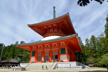 Fototapeta premium 高野山金剛峯寺 根本大塔 和歌山県