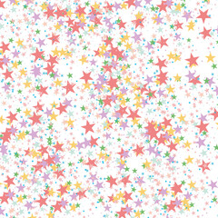 Shine Bright like a Star with Stock Adobe's Stunning Colored Star Pattern Illustration - Perfect for Web Design, Textiles, and More!