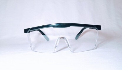 glasses on a blue background