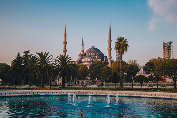 Naklejka premium Blue mosque Istanbul , Sultanahmet Camii