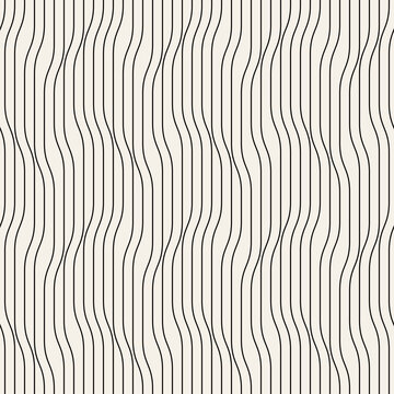 Seamless ripple pattern. Repeating vector texture. Wavy graphic background. Modern graphic design. Can be used as swatch for illustrator.