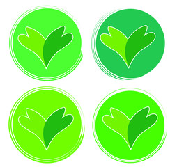 green eco icons