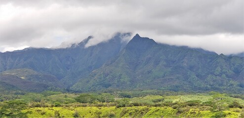 panorama of the mountains