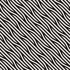 Fototapeta na wymiar Seamless ripple pattern. Repeating vector texture. Wavy graphic background. Modern graphic design. Can be used as swatch for illustrator.