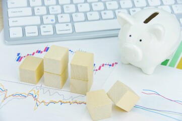 資産運用のイメージ グラフ