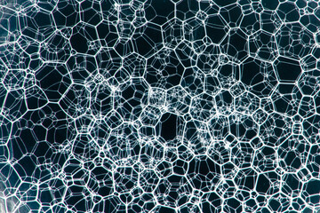 macro foam negative bubble texture closeup