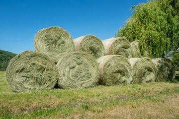 hay bales