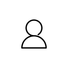 People line icon vector template.