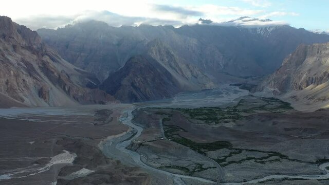 Mountains around Pasu, Karakoram Highway, northern Pakistan, taken in August 2019