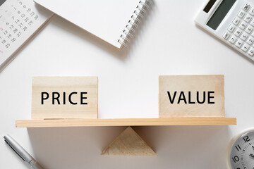 PRICE and VALUE  balance
