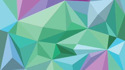 Abstract illustration of multicolor geometric polygonal shape texture background