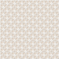 Arabic arabesque seamless pattern with colorful elements. Geometric background. Design greeting card for Ramadan Kareem, Islamic ornamental colorful detail of mosaic. Vector illustration