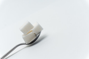 sugar cubes in a teaspoon sweets calorie ingredient Glucose