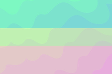 Obraz premium Colorful pastel abstract background with waves