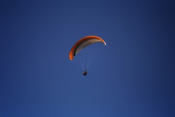 paraglider in the sky