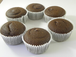 Cupcake Chocolate sem cobertura 21
Chocolate cupcake without icing 
