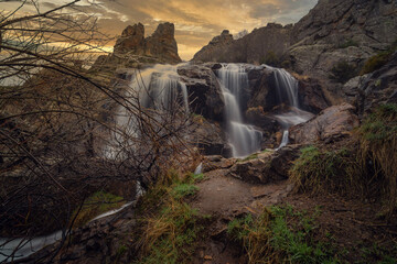 Cascada de los Litueros en Somosierra