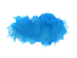 blue watercolor splashes