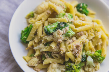 ブロッコリーとツナのペンネ
Penne