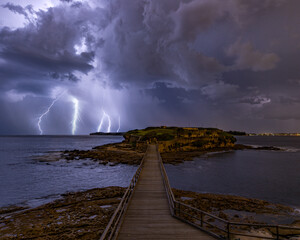 Bare Island Lightning Storm