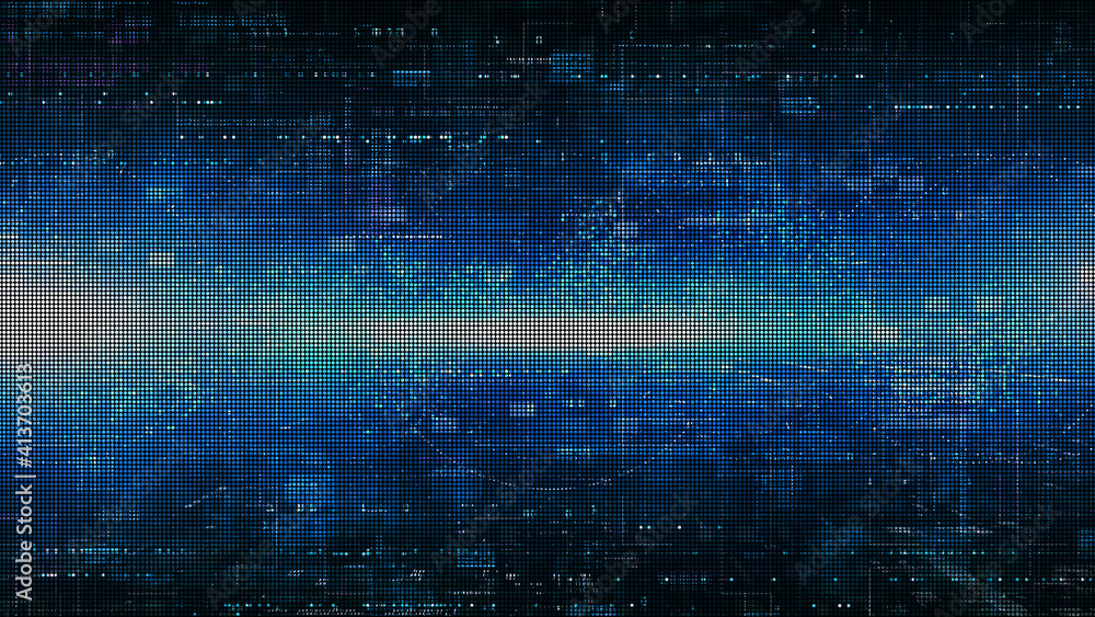 Poster technology digital abstract background, digital matrix particles grid virtual reality abstract cyber