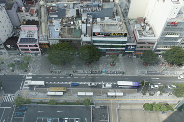 堺市　市役所　展望ロビーからの眺望