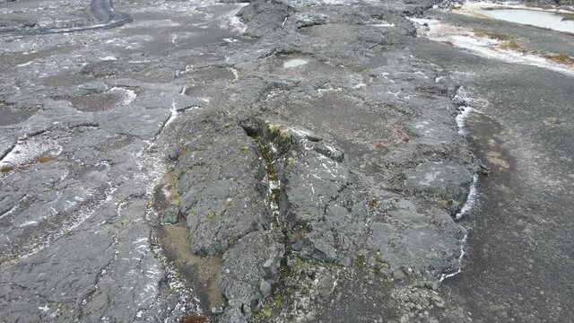 Opening of the bigest lava field on Earth