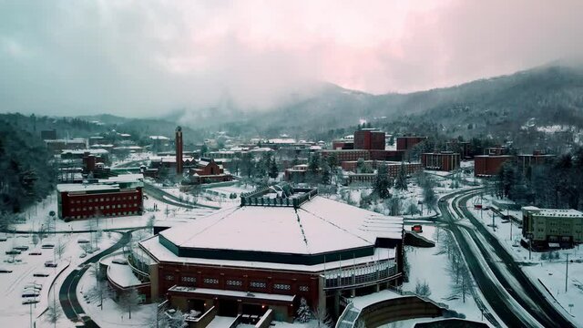 Boone NC, Boone North Carolina in Snow