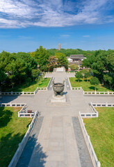 The bronze tripod of Huqiu mountain in Suzhou, Jiangsu Province, China