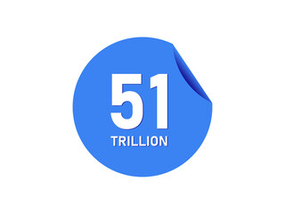 51 trillion texts on the blue sticker