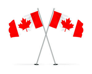 vector image of the national flag of Canada