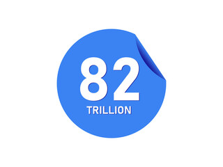 82 trillion texts on the blue sticker