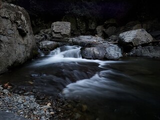 River at Settsu-kyo Gorge, Takatsuki, Osaka, Japan