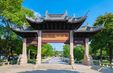 Huqiu mountain scenic spot, Suzhou City, Jiangsu Province, China
