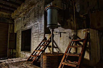 炭鉱施設　第一立坑櫓