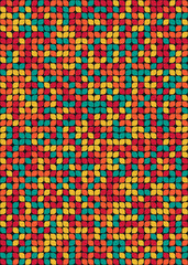 Abstract Geometric Pattern generative computational art illustration