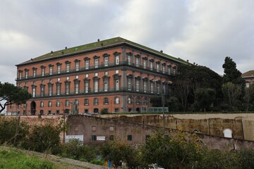 Fototapeta na wymiar Napoli - Palazzo Reale dal Maschio Angioino