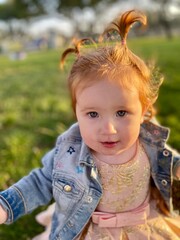 portrait of a little girl