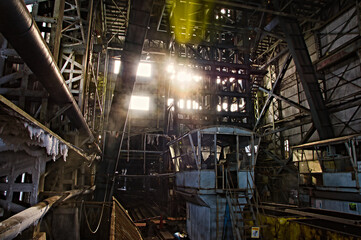 炭鉱施設　第一立坑櫓