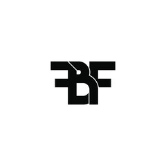 fbf letter original monogram logo design