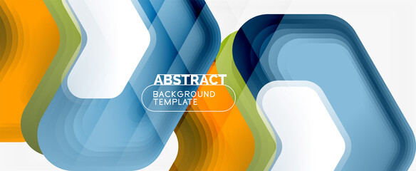 Vector 3d arrow geometric composition, abstract background for business or technology presentation, internet poster or web brochure cover, wallpaper