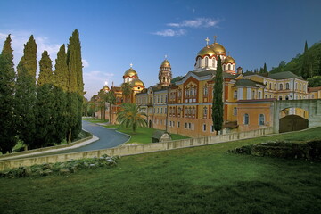 Christian monastery in New Athos.